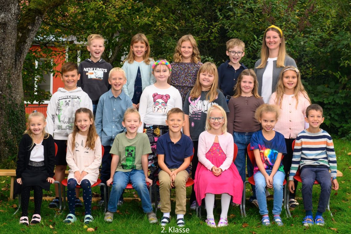 Klassenfoto der Klasse 2a