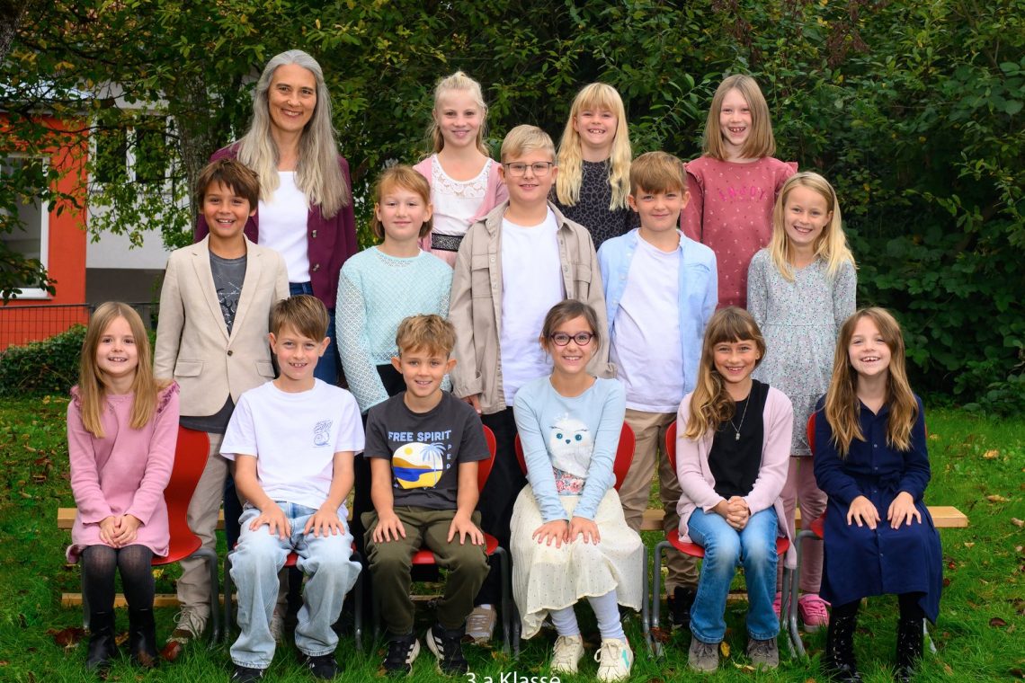 Klassenfoto der Klasse 3a