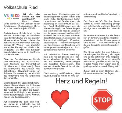 Zeitungsausschnitt: Gemeinde Nachrichten — Ausgabe Dezember/Jänner 2025